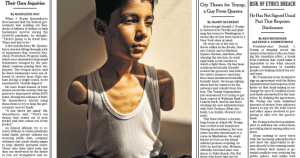 Une du jour. Le terrible bilan des enfants blessés à Gaza