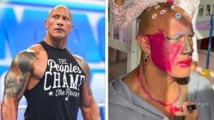 Dwayne Johnson se fait maquiller par ses filles de 6 en 9 ans