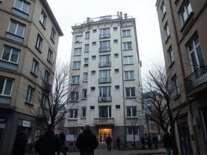 Les Begich Towers à Whittier en Alaska