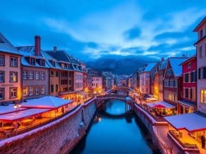 Un renne dans la neige en Laponie