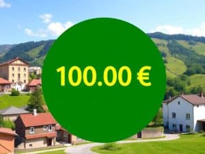 Le village de Santa Maddalena, Dolomites, Italie, 