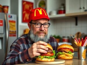 L'uomo pazzo per i Big Mac: "Ho mangiato 35mila hamburger, il fornello è un oggetto decorativo"