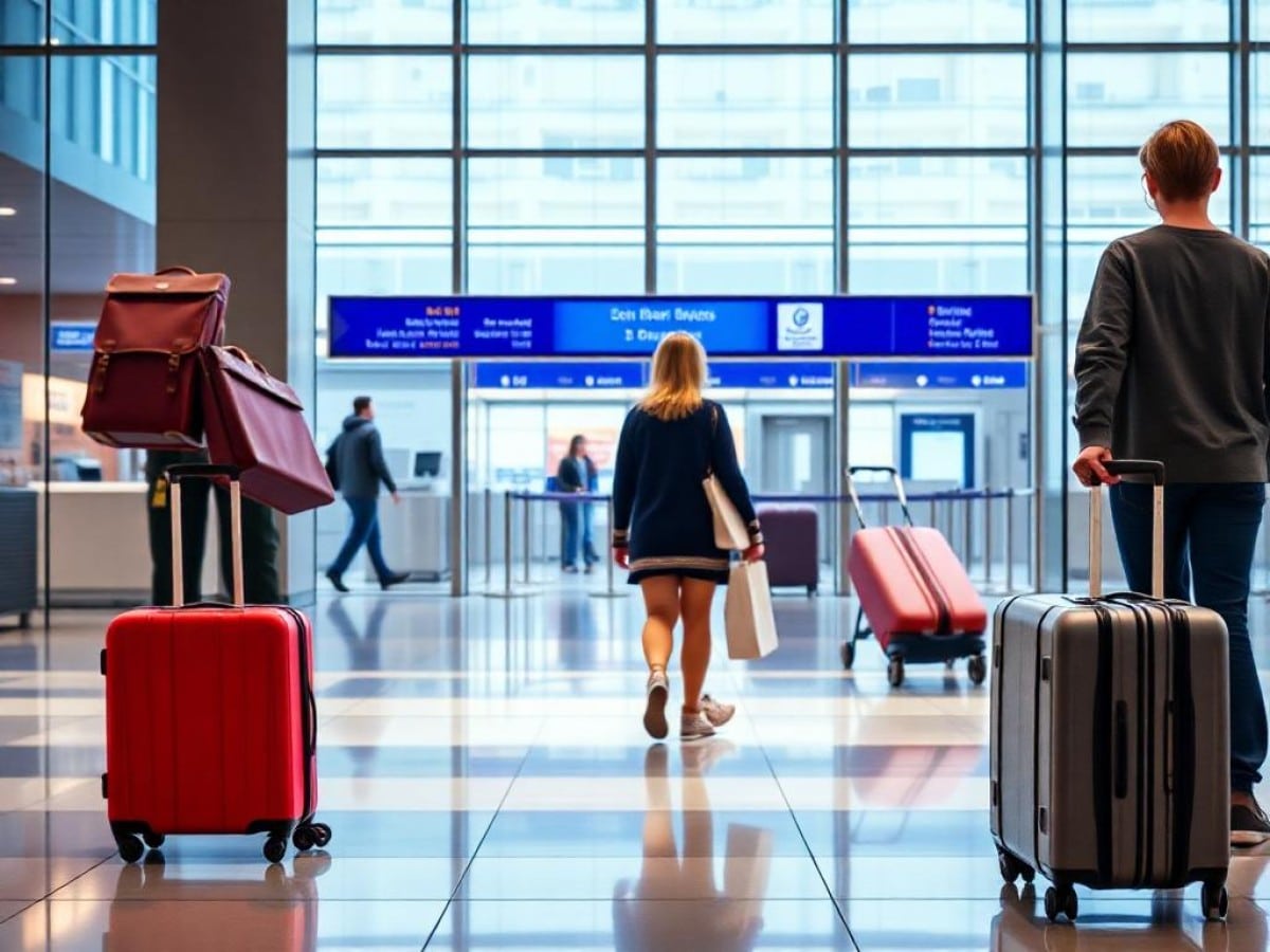 Une valise sur un lit