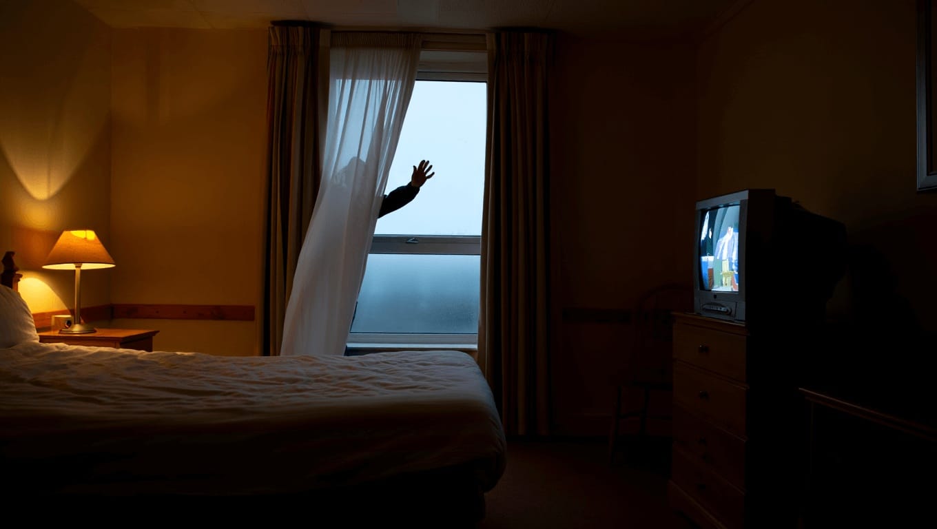 Dans cette chambre d'hôtel, regarder par la fenêtre est... interdit et vous expose à une amende de 2 800 €