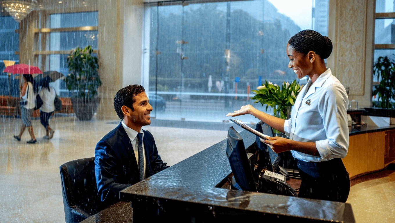 Cet hôtel rembourse ses clients s'il pleut durant leur séjour