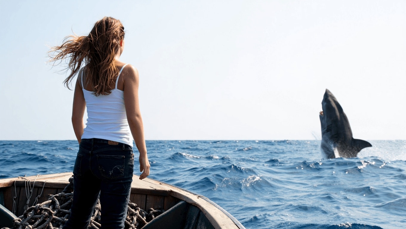 ‘Thrash’ Review: It’s Netflix and Chomp, as Phoebe Dynevor Stars in a Familiar but Gruesomely Competent Shark Thriller