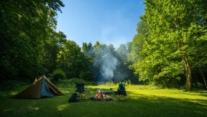 Une cabane tout en bois extérieur (Bon Air Club)