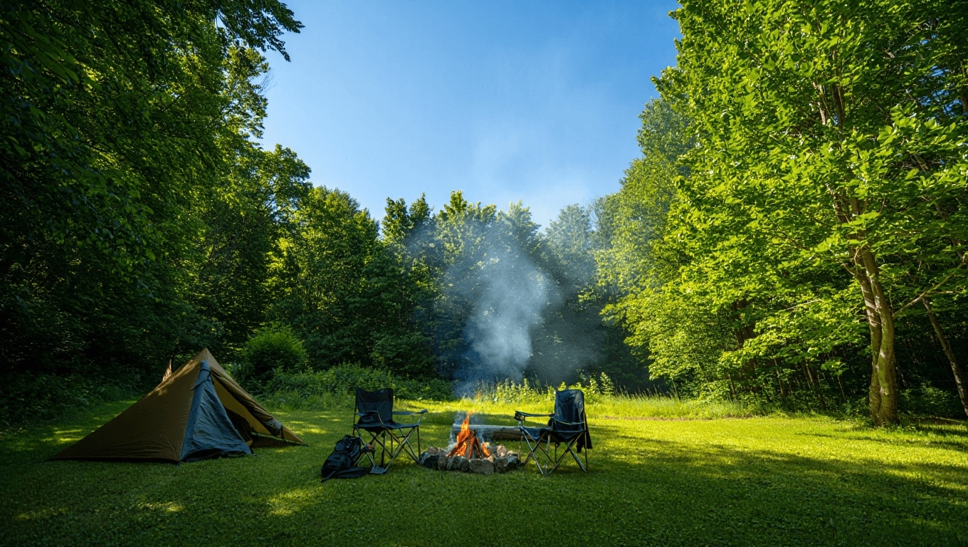 Une cabane tout en bois extérieur (Bon Air Club)