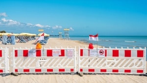 La plage du Port-Vieux, à Biarritz