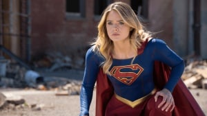 SUPERGIRL, from left: Milly Alcock as Supergirl, Matthias Schoenaerts as Krem of the Yellow Hills, 2026. ph: Parisa Taghizadeh / © Warner Bros. / courtesy Everett Collection