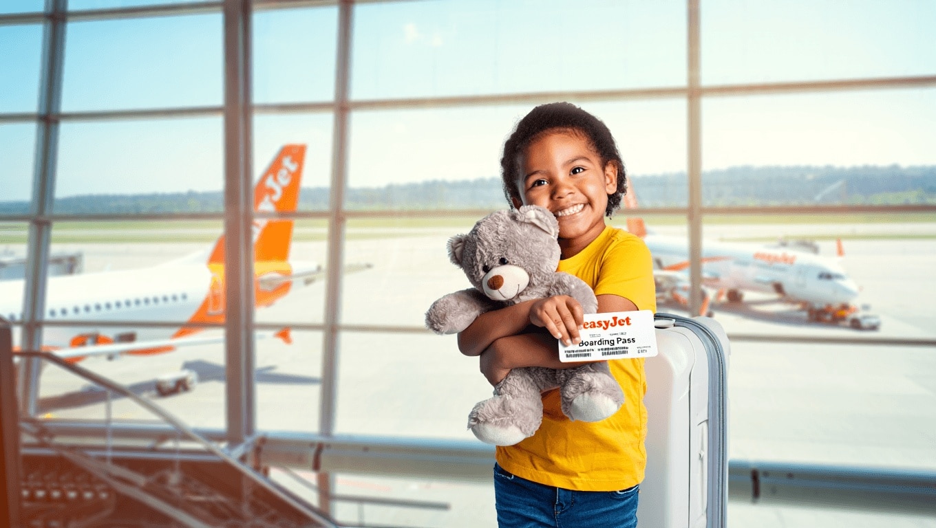 Un enfant avec son doudou à l