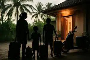 Garde d'enfants à 4 000 euros : Ils choisissent Bali où le plein de scooter coûte 4,60 euros !
