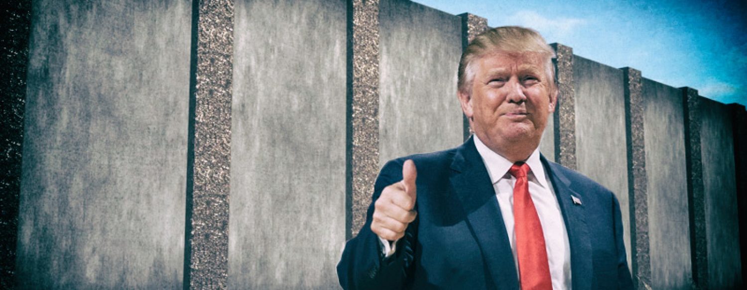 Trump, droit dans le mur