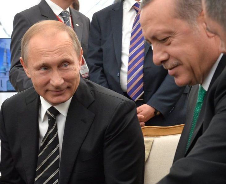 Erdogan en visite en Russie