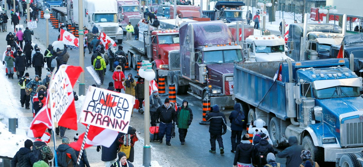 Canada : les routiers se rebiffent contre l’obligation vaccinale