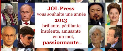 JOL Press souhaite à ses lecteurs une très belle année 2013