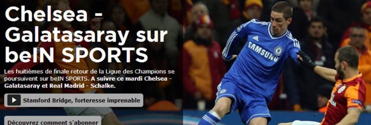 EN DIRECT & EN STREAMING – Chelsea-Galatasaray Mardi 18 mars à 20h45 sur BeIn Sports 1