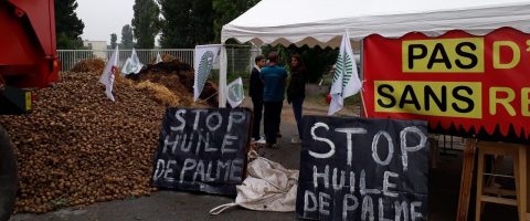 Les agriculteurs bloquent 16 raffineries pour dénoncer l’importation d’huile de palme