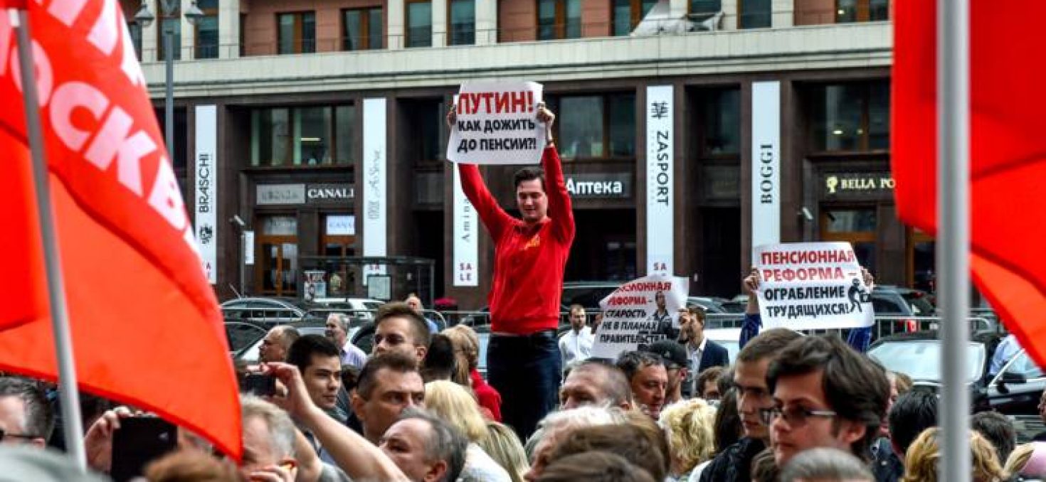 Manifestation à Moscou contre la réforme des retraites