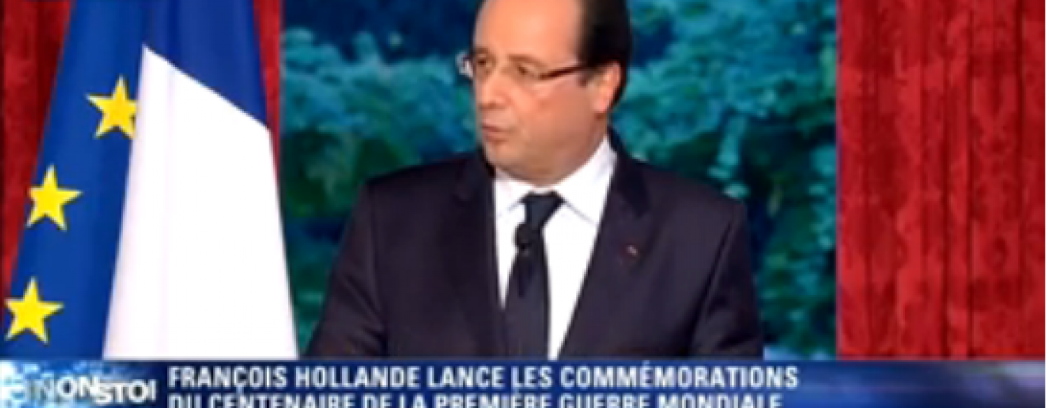 Centenaire de la Grande Guerre: Hollande lance les commémorations