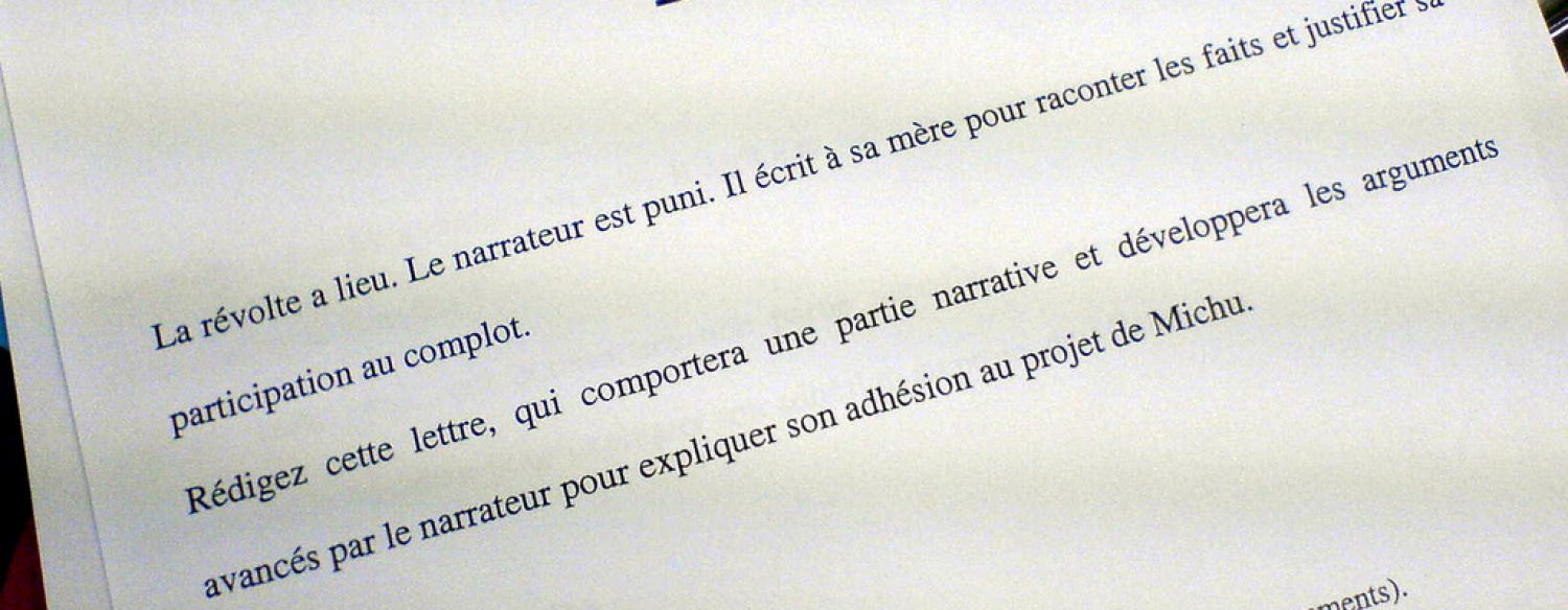 Coup d’envoi des épreuves du Brevet des collèges avec l’épreuve de français