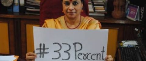 «Time for 33%»: campagne sur les quotas de femmes au Parlement indien