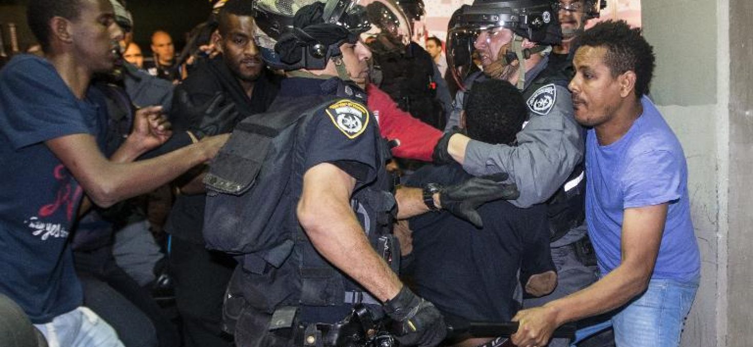 Les Israéliens Falashas manifestent contre les violences policières