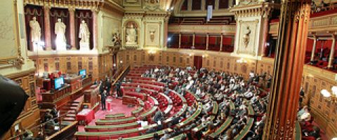 Présidence du Sénat: les candidats face à Gérard Larcher