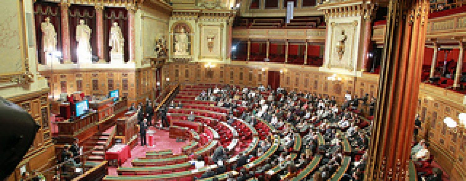 Présidence du Sénat: les candidats face à Gérard Larcher