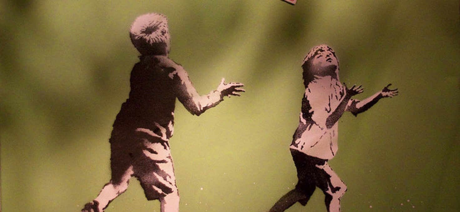 Londres: disparition de «No Ball Game», célèbre graffiti de Banksy