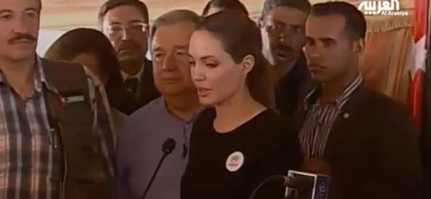 Angelina Jolie, ambassadrice de l’ONU au chevet des réfugiés syriens