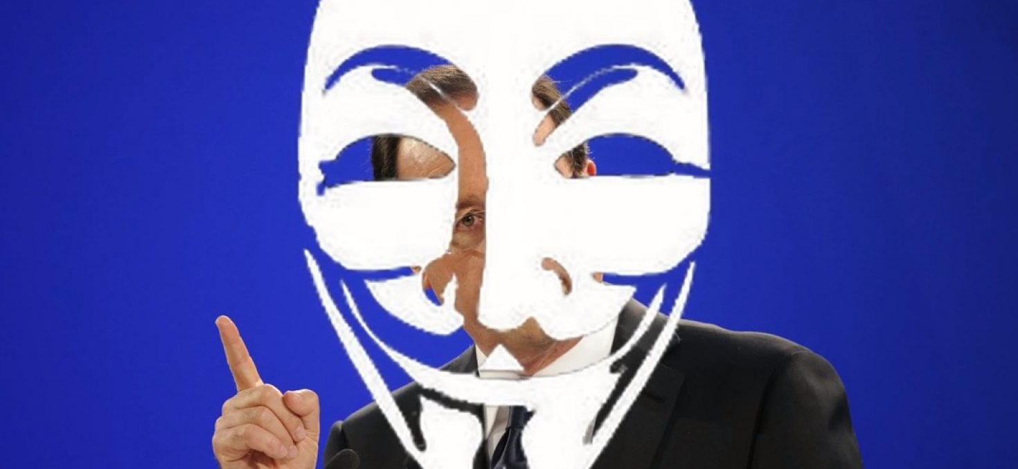 Anonymous prêt à attaquer François Hollande?