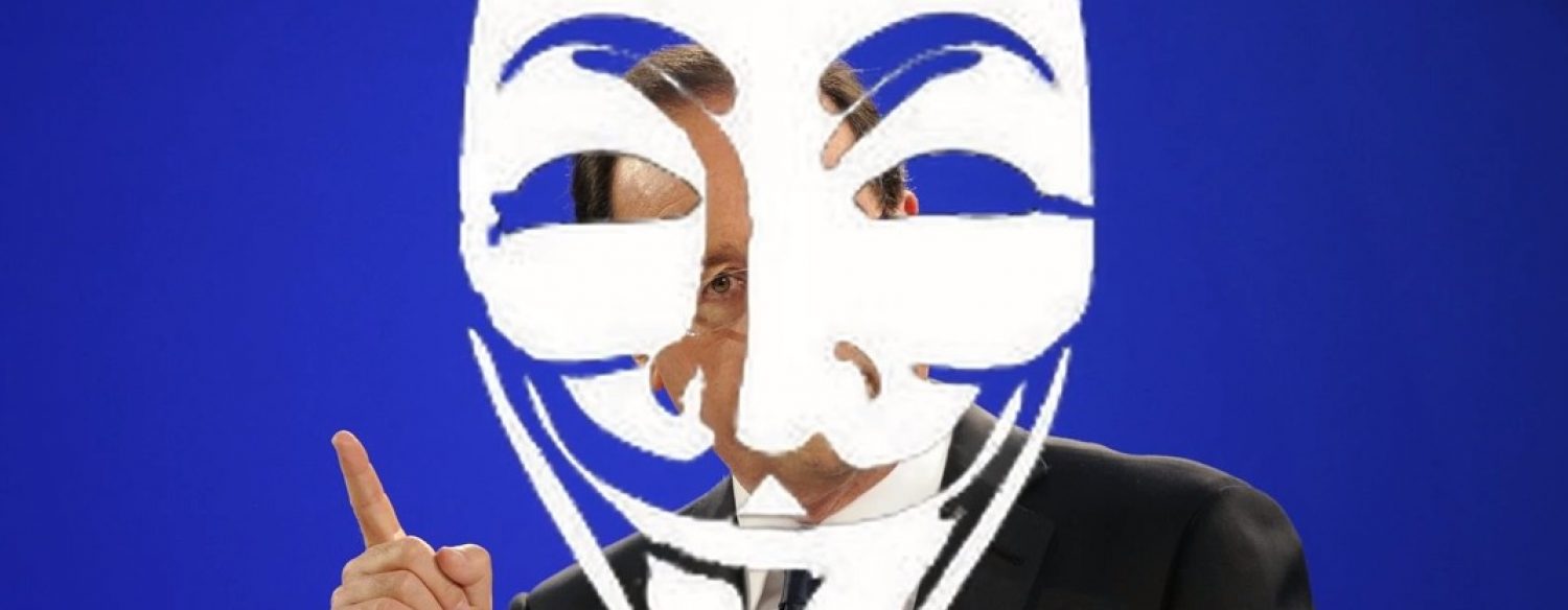 Anonymous prêt à attaquer François Hollande?