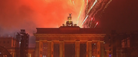 Les images du 25e anniversaire de la chute du mur de Berlin