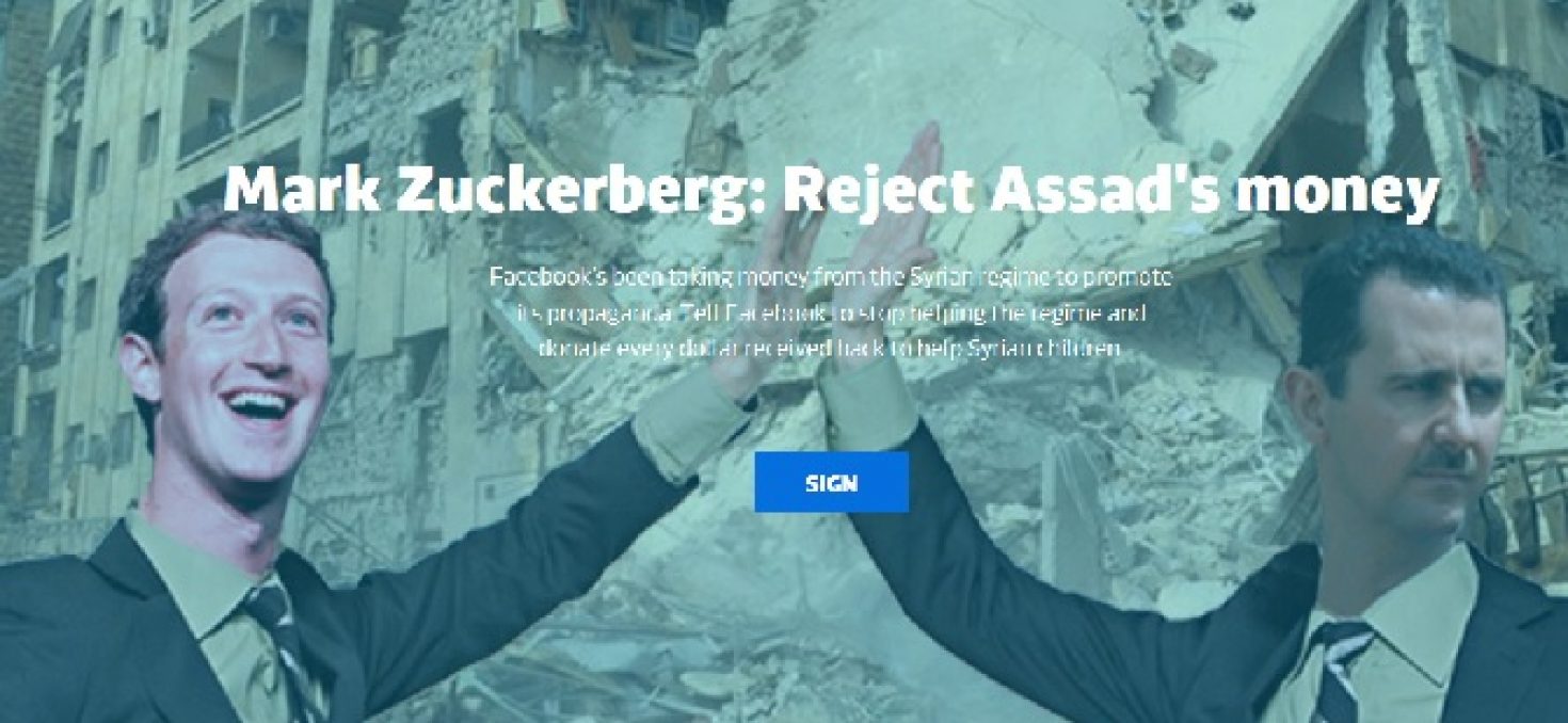 Une ONG accuse Facebook d’avoir fait la promotion de Bachar al-Assad