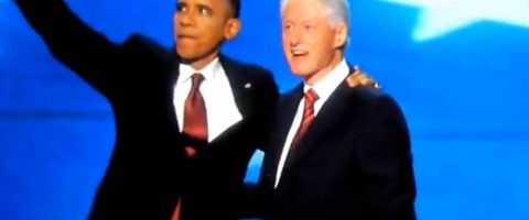 Bill Clinton prononce son discours de soutien à Barack Obama