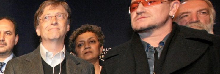 Bono et Bill Gates, invités de l’Élysée