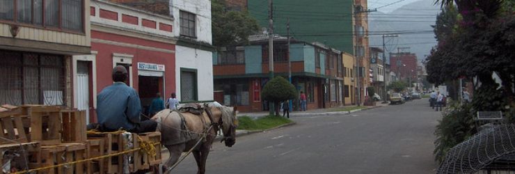Stop aux voitures à cheval dans les rues de Bogota