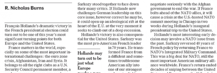 François Hollande, une chance pour l’Europe ?
