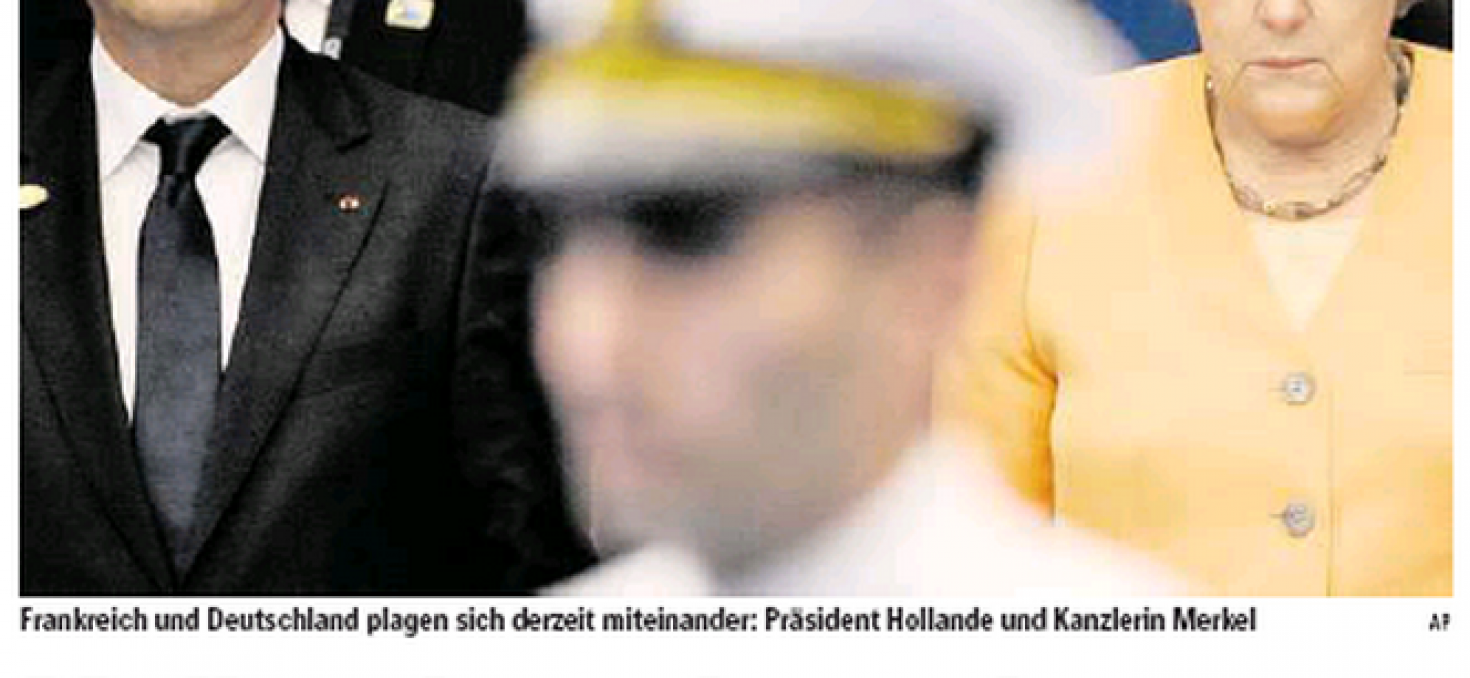 Angela Merkel isolée face à François Hollande