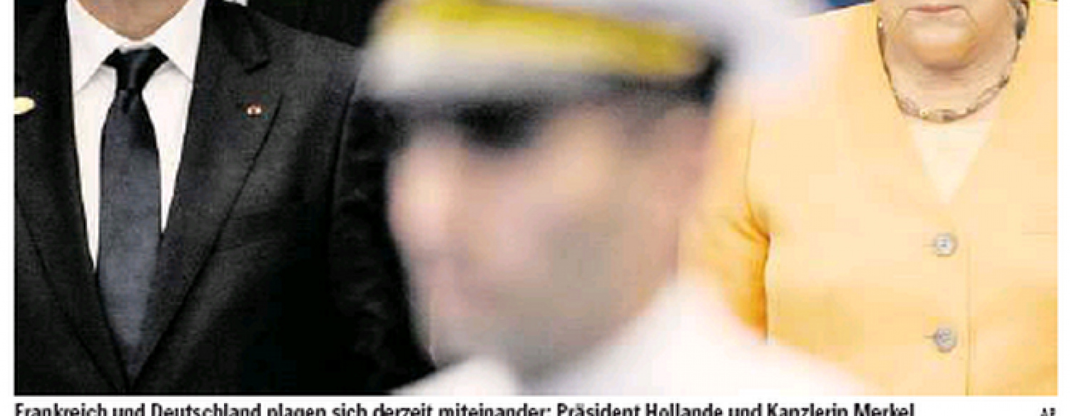 Angela Merkel isolée face à François Hollande
