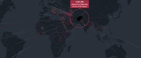 Carte interactive: où se trouvent les réfugiés dans le monde depuis 1975?