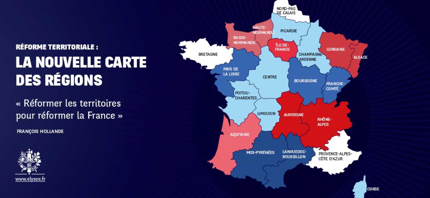 Réforme territoriale: la carte de François Hollande sous le feu des critiques
