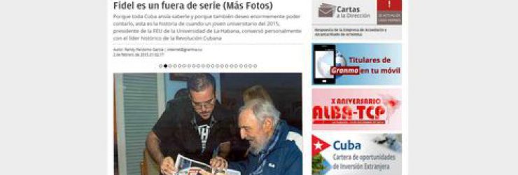 Cuba donne la preuve que Fidel Castro est en vie