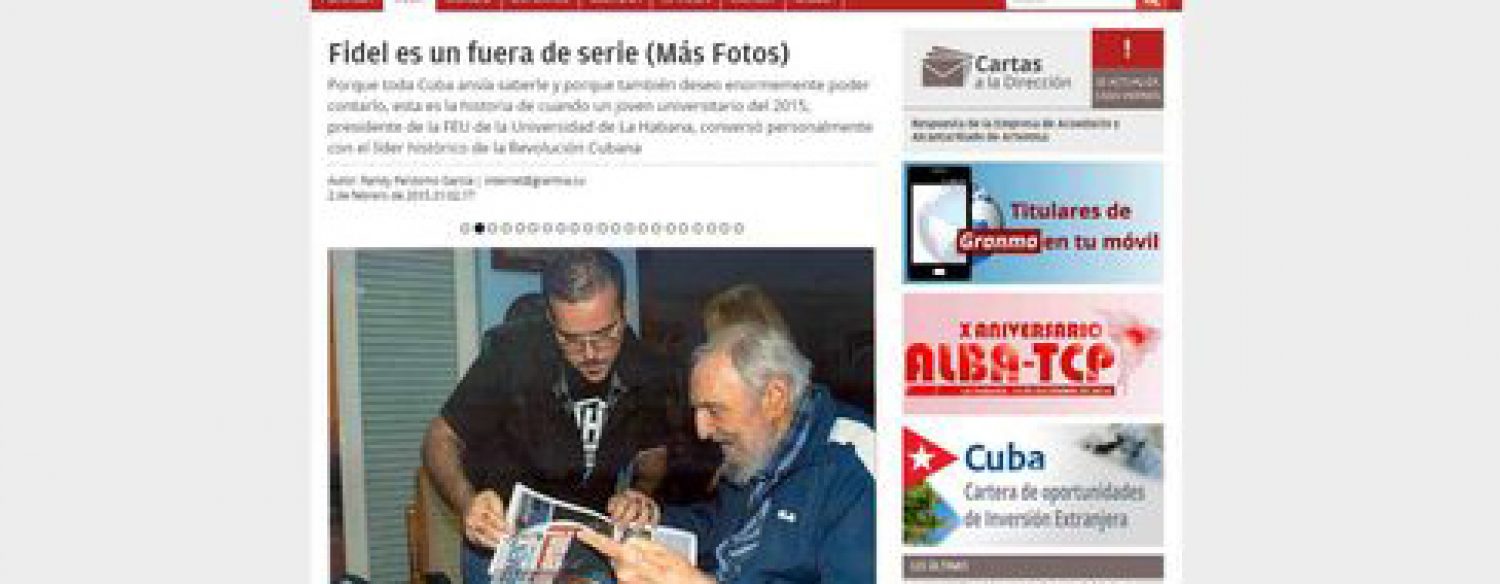 Cuba donne la preuve que Fidel Castro est en vie