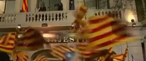 Une immense chaîne humaine pour l’indépendance de la Catalogne