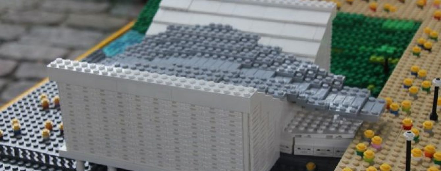 Un Parc olympique tout en LEGO pèse près de 80 kg!