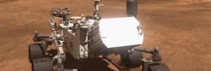 Mars : les premiers tours de roue du robot Curiosity