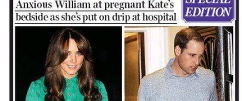 Kate enceinte: les tabloïds anglais s’en donnent à cœur joie
