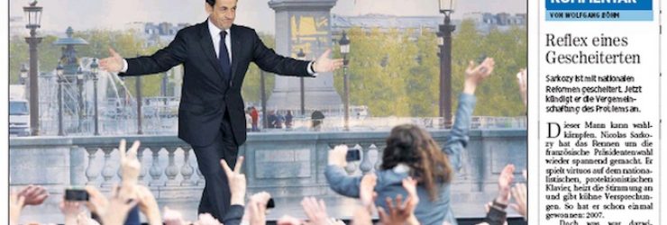 Élysée 2012: le duel Hollande-Sarkozy passionne le monde